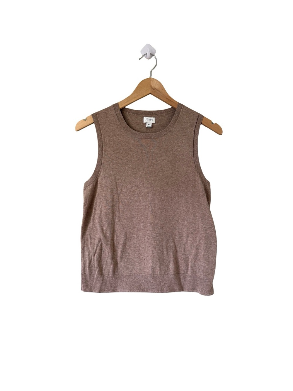 J. Crew - Classic Shell Lightweight Knit Sleeveless Top Size Medium